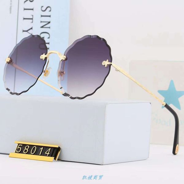 2020 glasses women's style new frameless trimming metal versatile sunglasses lady, White;black
2020 glasses women's style new frameless trimming metal versatile sunglasses lady, White;black