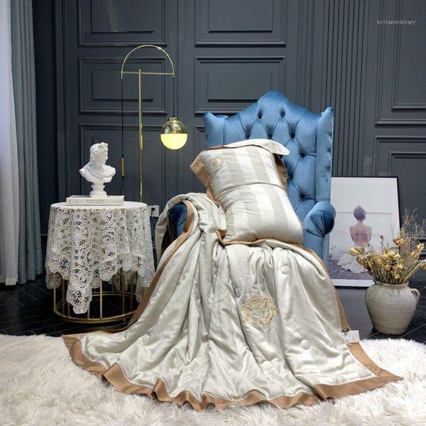 2020 luxury tencel summer stripe quilt set embroidered thin duvet super soft smooth comforter pillowcases set size 1/3pcs1
2020 luxury tencel summer stripe quilt set embroidered thin duvet super soft smooth comforter pillowcases set size 1/3pcs1