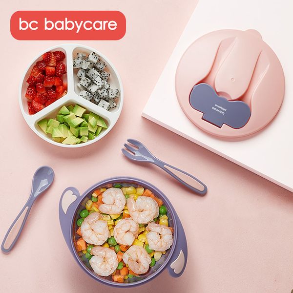 bc babycare anti-slip detachable suction baby feeding set toddles kids self-training feeding tableware set with lid spoon fork lj201221
bc babycare anti-slip detachable suction baby feeding set toddles kids self-training feeding tableware set with lid spoon fork lj201221