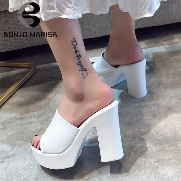 dress shoes bonjomarisa elegant female high block heels concise solid platform mules women summer heeled slip-on woman, Black
dress shoes bonjomarisa elegant female high block heels concise solid platform mules women summer heeled slip-on woman, Black