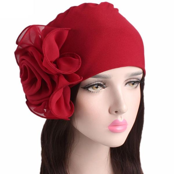 beanie/skull caps 1pc chemo hat turban head wrap hair accessories women fashion stretch beanies with big flower solid color loss cap, Blue;gray
beanie/skull caps 1pc chemo hat turban head wrap hair accessories women fashion stretch beanies with big flower solid color loss cap, Blue;gray