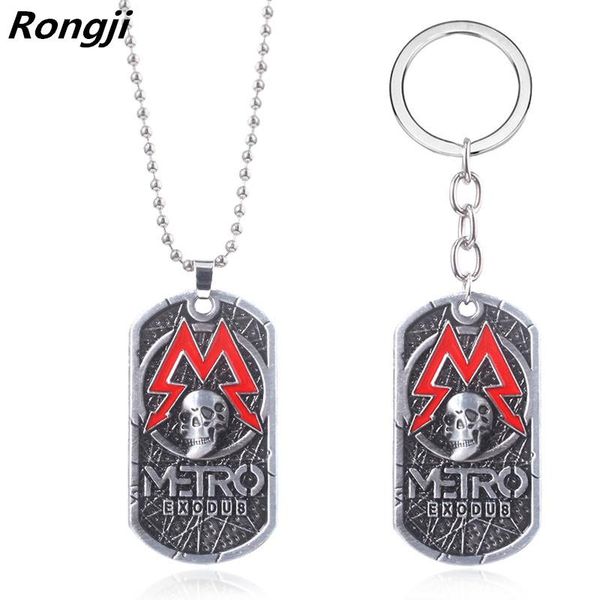 pendant necklaces metro exodus 2033 necklace keyring gift accessory men women fashion jewelry, Silver
pendant necklaces metro exodus 2033 necklace keyring gift accessory men women fashion jewelry, Silver