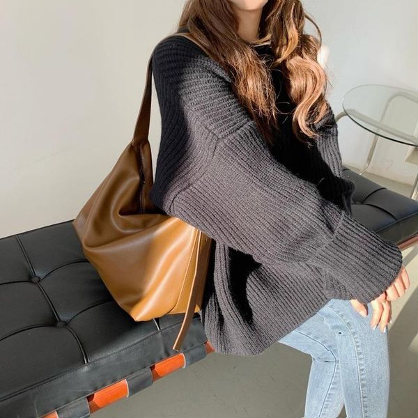 soft leather women's bag minimalist style shoulder bag 2021 fashion large crossbody for lady woman handbag sac
soft leather women's bag minimalist style shoulder bag 2021 fashion large crossbody for lady woman handbag sac