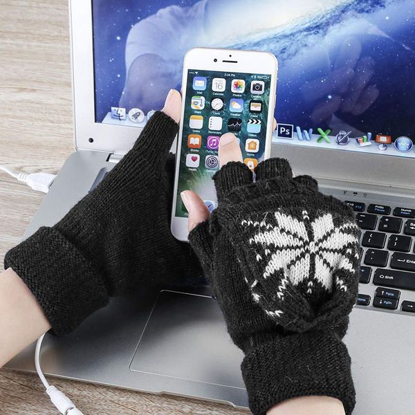 40#women electric heated gloves convertible flip fingerless touch screen outdoor winter warmer trendy mittens, Blue;gray
40#women electric heated gloves convertible flip fingerless touch screen outdoor winter warmer trendy mittens, Blue;gray