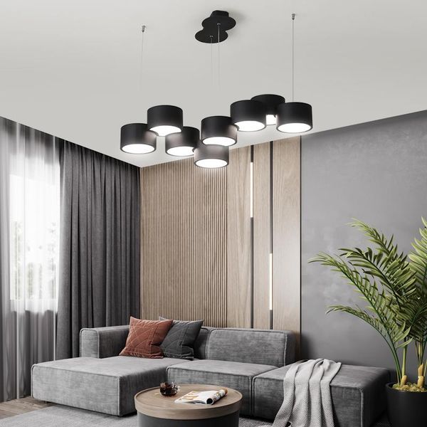 creative nordic modern led chandelier lighting black or white dining living room hanging lamp 6/8 heads restaurant chandeliers
creative nordic modern led chandelier lighting black or white dining living room hanging lamp 6/8 heads restaurant chandeliers