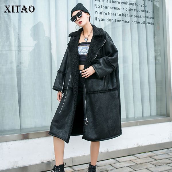 xitao plus size jacket full sleeve pocket patchwork pocket goddess fan casual style minority loose wide waist coat zy1386 201210, Black
xitao plus size jacket full sleeve pocket patchwork pocket goddess fan casual style minority loose wide waist coat zy1386 201210, Black