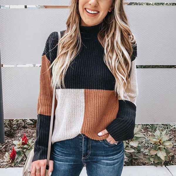 contrast color winter sweater women 2020 long sleeve jumper women sweater and pullover knitted sueter female pull femme #m, White;black
contrast color winter sweater women 2020 long sleeve jumper women sweater and pullover knitted sueter female pull femme #m, White;black