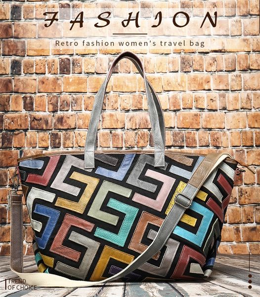 large capacity female travel bag multifunctional fashion ladies handbag real leather ladies shoulder bag female stitching bag 027
large capacity female travel bag multifunctional fashion ladies handbag real leather ladies shoulder bag female stitching bag 027