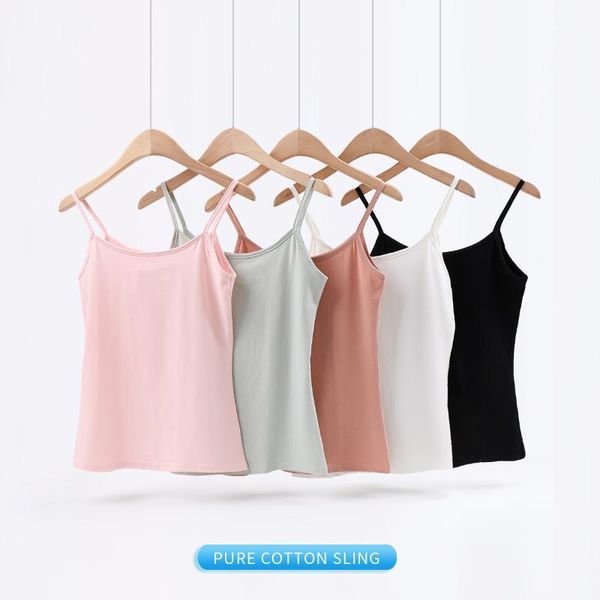 rubick women's pure cotton sling female wear inner pure cotton bottom suspender shirt comfty soft girl vest1, Black;white
rubick women's pure cotton sling female wear inner pure cotton bottom suspender shirt comfty soft girl vest1, Black;white