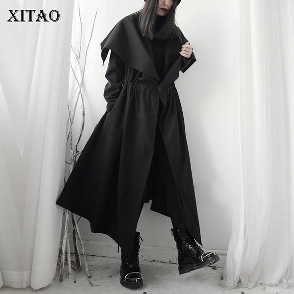 xitao harajuku style vintage large lapel long coat women loose plus size trench coat for women black windbreaker trend dmy25631, Tan;black
xitao harajuku style vintage large lapel long coat women loose plus size trench coat for women black windbreaker trend dmy25631, Tan;black