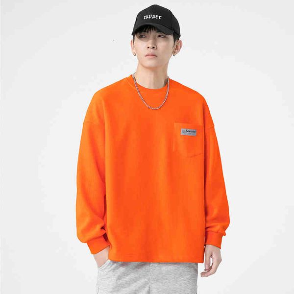 hoodies sweater fleece tide brand round neck men's 2021 autumn and winter solid color student couple's long sleeved t-shirt bottom, Black
hoodies sweater fleece tide brand round neck men's 2021 autumn and winter solid color student couple's long sleeved t-shirt bottom, Black