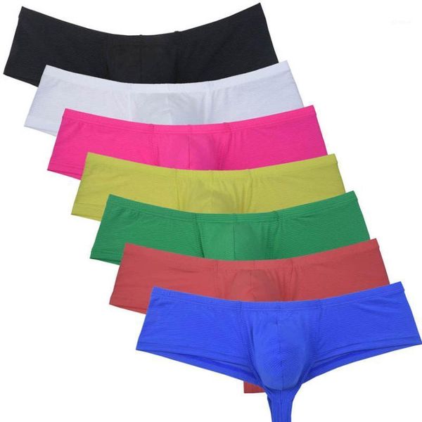 men ice silk cheeky bikini boxer underwear hipster trunks mens boxer calzoncillos hombre male bulge buns shorts1, Black;white
men ice silk cheeky bikini boxer underwear hipster trunks mens boxer calzoncillos hombre male bulge buns shorts1, Black;white