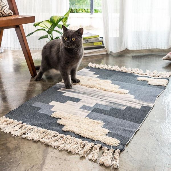 carpets cilected hand-woven carpet tassel floor mat nordic cotton and linen entrance door living room home bedroom area rug1
carpets cilected hand-woven carpet tassel floor mat nordic cotton and linen entrance door living room home bedroom area rug1
