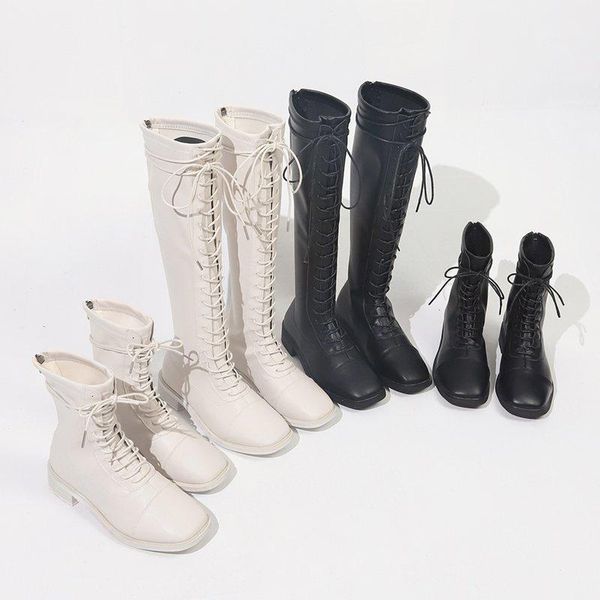 shoes women's boots autumn lace up winter footwear booties ladies luxury designer thigh high heels high boots-women, Black
shoes women's boots autumn lace up winter footwear booties ladies luxury designer thigh high heels high boots-women, Black