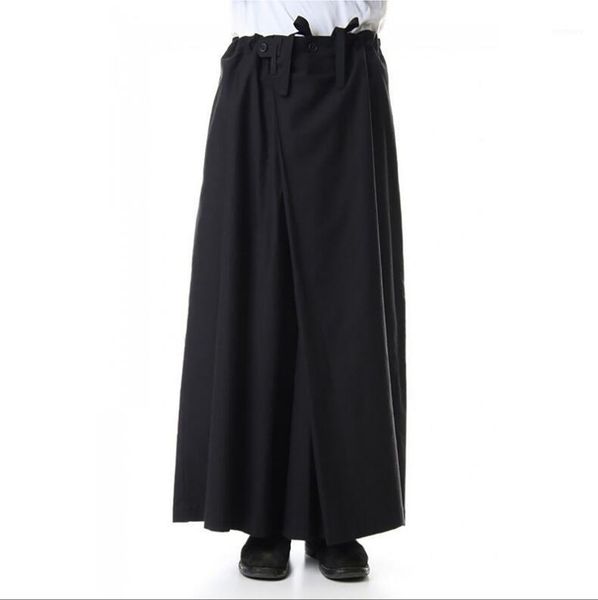 27-45 new 2020 men's hair stylist fashion irregular asymmetric pleats culotte wide leg pants plus size costumes1, Black
27-45 new 2020 men's hair stylist fashion irregular asymmetric pleats culotte wide leg pants plus size costumes1, Black