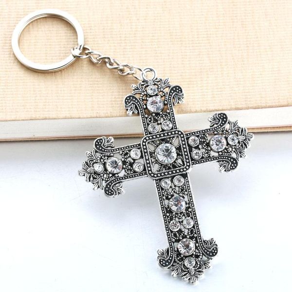 8.3*6.5cm crucifix jesus keychain for women men key chain bag pendant keyring christian jewelry accessories gift, Silver
8.3*6.5cm crucifix jesus keychain for women men key chain bag pendant keyring christian jewelry accessories gift, Silver