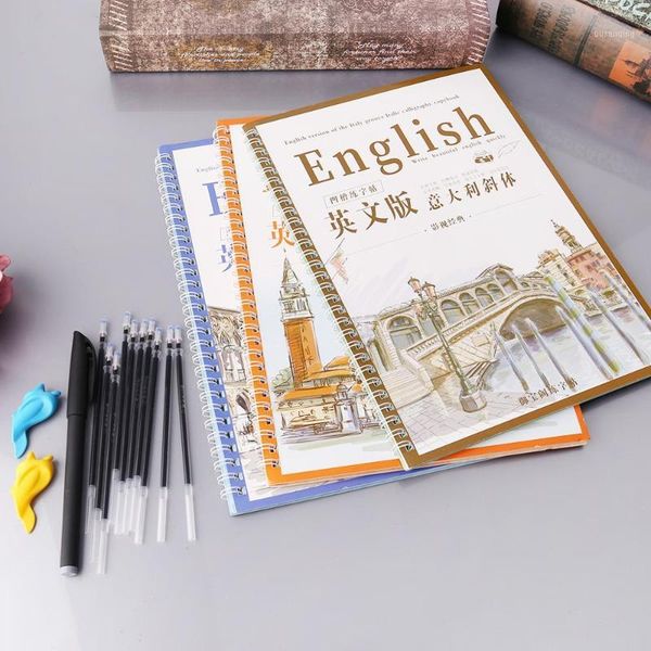 3 reusable groove calligraphy copybook english italic handwriting groove training pen refills hold tools set1, Black;red
3 reusable groove calligraphy copybook english italic handwriting groove training pen refills hold tools set1, Black;red