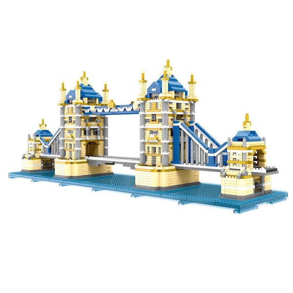 9919 3800pcs мировой архитектуры тауэрский мост из лондона 3d modle малый мини алмазные блоки кирпич строительство игрушка для детей qylspa
9919 3800pcs мировой архитектуры тауэрский мост из лондона 3d modle малый мини алмазные блоки кирпич строительство игрушка для детей qylspa