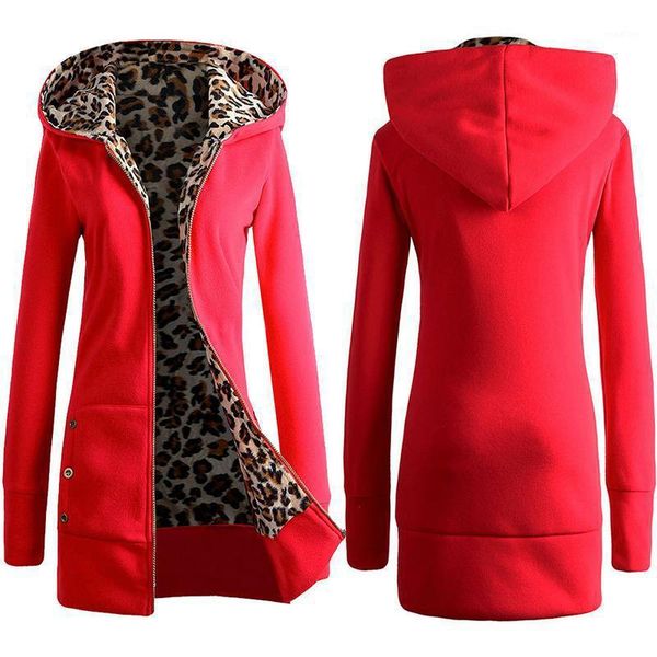 women winter overcoat leopard zipper hooded long sleeves fleece lined slim fit js241, Tan;black
women winter overcoat leopard zipper hooded long sleeves fleece lined slim fit js241, Tan;black