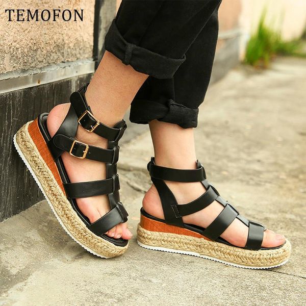 dress shoes temofon 2021 fashion platform sandals for women peep toe summer gladiator black wedge big size hvt1163
dress shoes temofon 2021 fashion platform sandals for women peep toe summer gladiator black wedge big size hvt1163