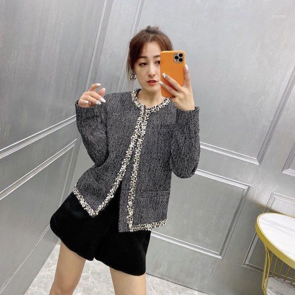 women's jackets wb9318 fashion women coats & 2021 runway luxury european design party style women's clothing1, Black;brown
women's jackets wb9318 fashion women coats & 2021 runway luxury european design party style women's clothing1, Black;brown