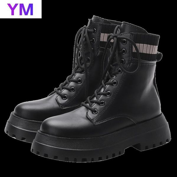 2020 new fashion motorcycle boots round toe lace-up ankle boots punk style shoes square high heel solid color pu shoes, Black
2020 new fashion motorcycle boots round toe lace-up ankle boots punk style shoes square high heel solid color pu shoes, Black