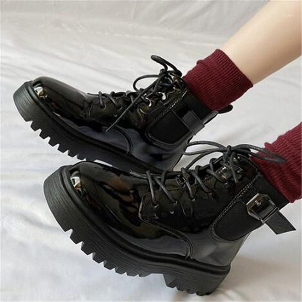 boots autumn leather ankle women platform fashion rubber sole lace up black flat shoes woman comfortable high sneaker1
boots autumn leather ankle women platform fashion rubber sole lace up black flat shoes woman comfortable high sneaker1