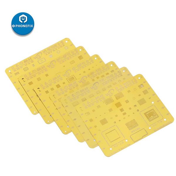 wl golden bga reballing stencil kit 0.12mm for xsmax xs xr 8p 7p 7 6p 6 5 5s cpu ic chip tin planting soldering net
wl golden bga reballing stencil kit 0.12mm for xsmax xs xr 8p 7p 7 6p 6 5 5s cpu ic chip tin planting soldering net