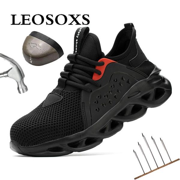 leosoxs men safety work shoes boots male autumn construction work shoes steel toe indestructible safety boots sneakers, Black
leosoxs men safety work shoes boots male autumn construction work shoes steel toe indestructible safety boots sneakers, Black