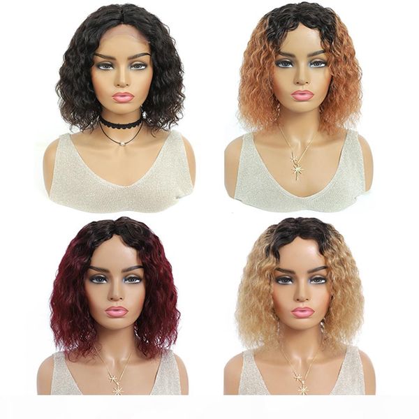 short bob kinky curly wigs brazilian natural human hair wigs for black women middle part lace closure wig ombre curly wig, Black;brown
short bob kinky curly wigs brazilian natural human hair wigs for black women middle part lace closure wig ombre curly wig, Black;brown