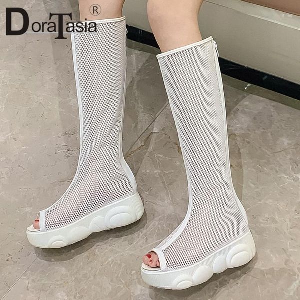 doratasia ins ladies summer peep toe boots casual boots women hollow platform zipper party club mid calf shoes woman1, Black
doratasia ins ladies summer peep toe boots casual boots women hollow platform zipper party club mid calf shoes woman1, Black