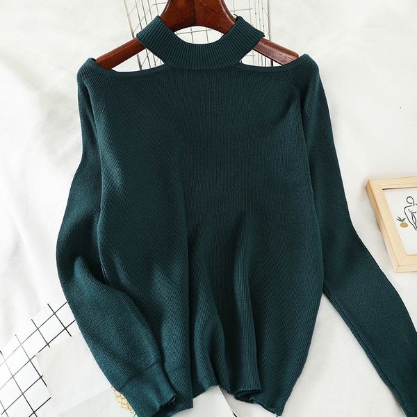 heliar spring off shoulder for streetwear fashion long casual solid knit pullovers femme sweater women y200910, White;black
heliar spring off shoulder for streetwear fashion long casual solid knit pullovers femme sweater women y200910, White;black