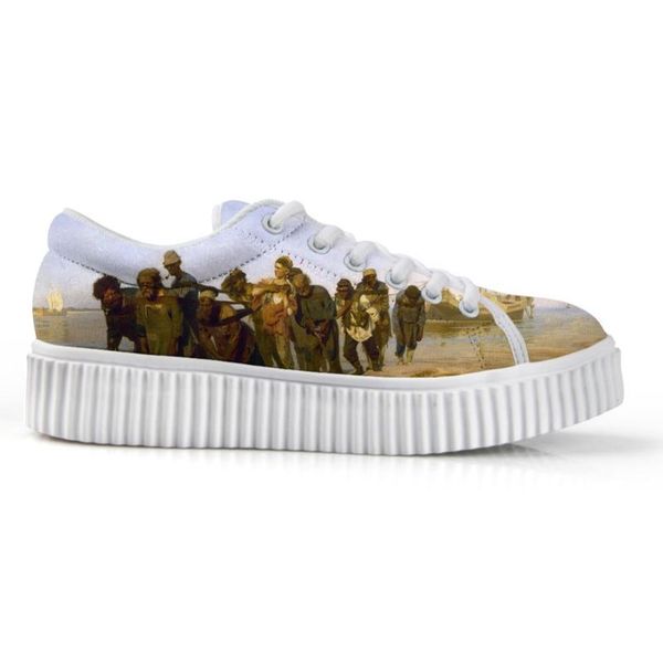 женщины flats платформы обувь дамы шнуровка стильный low top высота увеличения обувь картина печати илья ефимович репин, Black
женщины flats платформы обувь дамы шнуровка стильный low top высота увеличения обувь картина печати илья ефимович репин, Black
