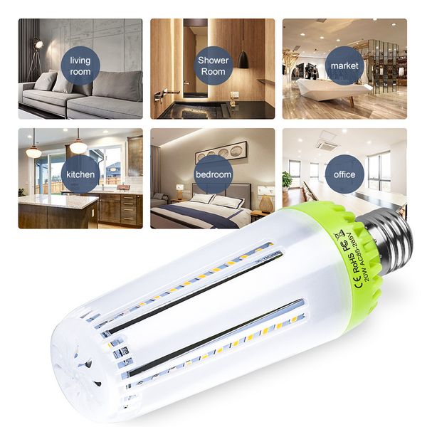 Discount 10w/15w/20w Ampoule 110v E14/e27 Led Lamp 220v Bombilla Smart Ic Home Light Bulb No Flicker Energy Saving Delivery
