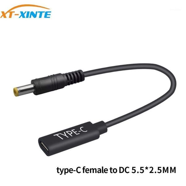 computer cables & connectors usb type c female to dc 5.5*2.5 5.5*2.1 male power charing cable 15cm 65w pd emulator trigger notebook charger
computer cables & connectors usb type c female to dc 5.5*2.5 5.5*2.1 male power charing cable 15cm 65w pd emulator trigger notebook charger