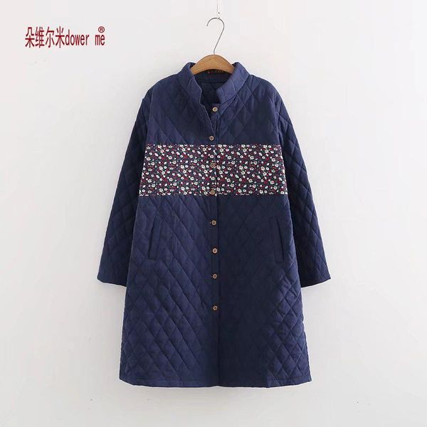 dower me plus size autumn women long light jackets coats chic long sleeve single breasted floral folk women padded coat parkas1, Black
dower me plus size autumn women long light jackets coats chic long sleeve single breasted floral folk women padded coat parkas1, Black