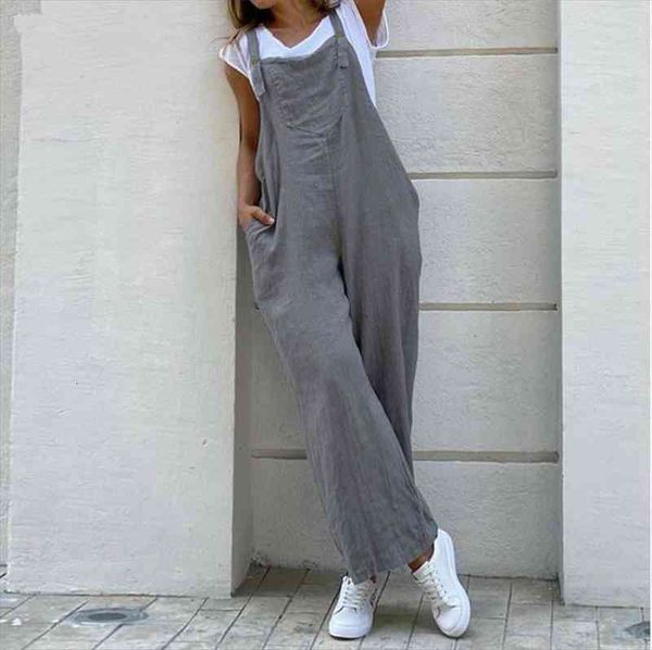suspender solid long women jumpsuit casual high waist cotton linen women jumpsuits pocket straight button jumpsuits loose 3xl, Black;white
suspender solid long women jumpsuit casual high waist cotton linen women jumpsuits pocket straight button jumpsuits loose 3xl, Black;white