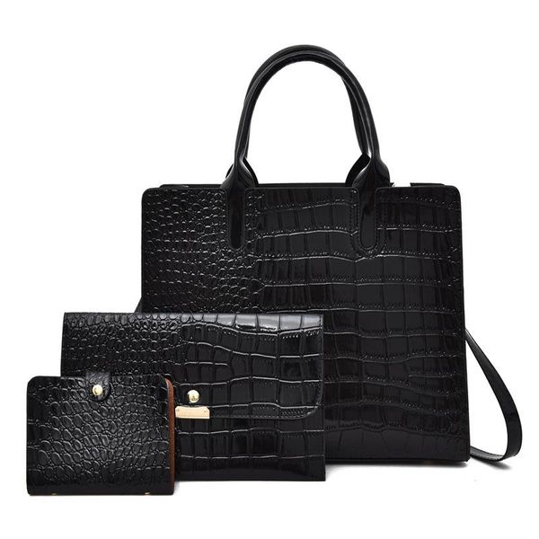 new fashion women's bag crocodile pattern four-piece mother bag simple one-shoulder cross-body handbag
new fashion women's bag crocodile pattern four-piece mother bag simple one-shoulder cross-body handbag
