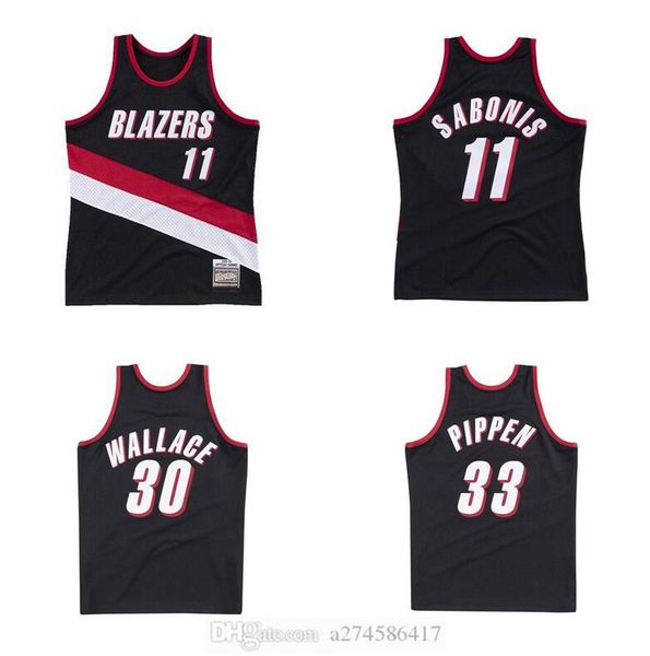 men youth basketball portlandcity team 30 rasheed wallace 11 sabonis 33 pippen mitchell & ness 1999-00 hardwoods classics retro jersey, Black;red
men youth basketball portlandcity team 30 rasheed wallace 11 sabonis 33 pippen mitchell & ness 1999-00 hardwoods classics retro jersey, Black;red