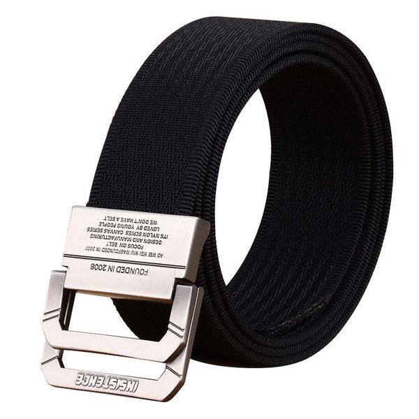 casual belt equipment tactical belt man alloy double ring buckle thicken canvas belts for men waistband, Black;brown
casual belt equipment tactical belt man alloy double ring buckle thicken canvas belts for men waistband, Black;brown