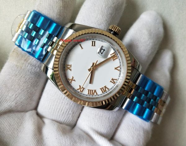 elling wristwatches two tone yellow gold white dial 36mm 118038 asia mechanical automatic women's watch mens men's watches, Slivery;brown
elling wristwatches two tone yellow gold white dial 36mm 118038 asia mechanical automatic women's watch mens men's watches, Slivery;brown