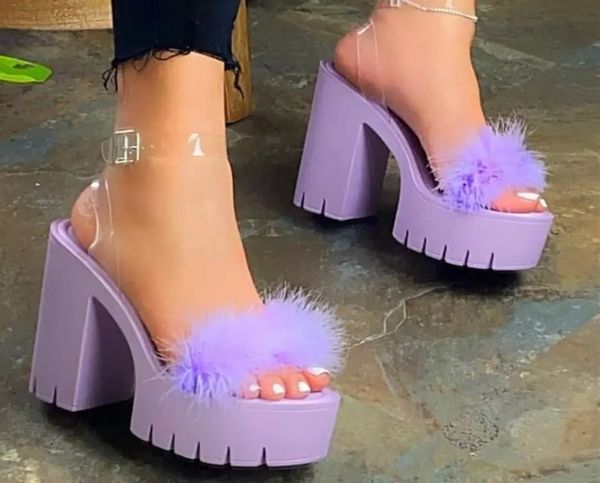 new plush high heels thick heel large size transparent buckle waterproof platform wedge heel women sandals #g91p, Black
new plush high heels thick heel large size transparent buckle waterproof platform wedge heel women sandals #g91p, Black