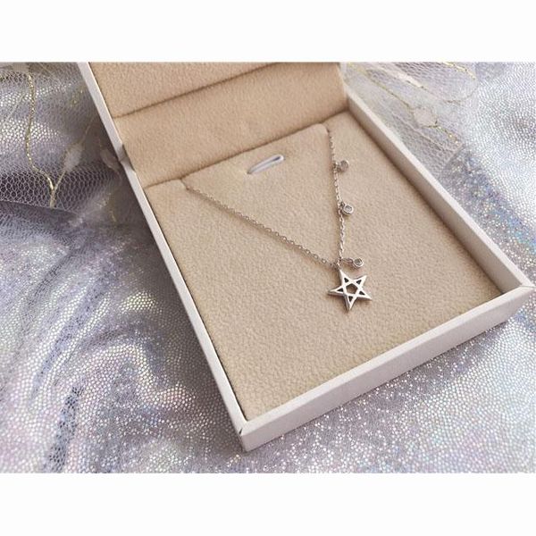 anenjery romantic silver color star zircon tassel necklaces for women choker collares s-n451
anenjery romantic silver color star zircon tassel necklaces for women choker collares s-n451
