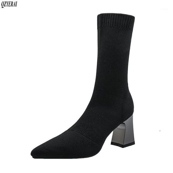 fashion women boots high heels black snow boots square heels winter shoes women pointed toe ladies sock size 34-431
fashion women boots high heels black snow boots square heels winter shoes women pointed toe ladies sock size 34-431