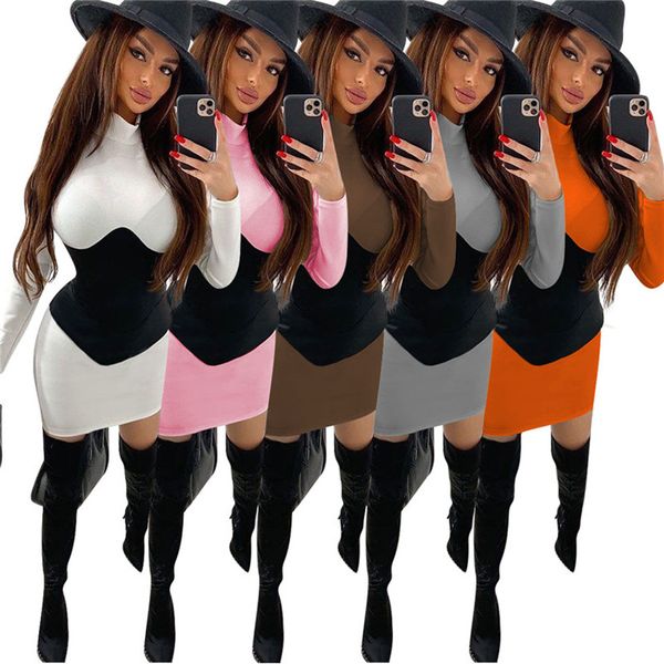 fall winter women one-piece dress black mini dress casual long sleeve solid color bodycon dress trendy hip package skirt club wear 4354, Black;gray
fall winter women one-piece dress black mini dress casual long sleeve solid color bodycon dress trendy hip package skirt club wear 4354, Black;gray