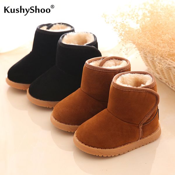 kushyshoo winter snow 2020 fashion hook&loop solid color children's boots all-match plush warm cotton shoes for kids, Black
kushyshoo winter snow 2020 fashion hook&loop solid color children's boots all-match plush warm cotton shoes for kids, Black