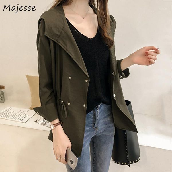 long coat women solid double breasted casual clothing plus size womens trench coats females windbreaker 4xl all match hooded1, Tan;black
long coat women solid double breasted casual clothing plus size womens trench coats females windbreaker 4xl all match hooded1, Tan;black