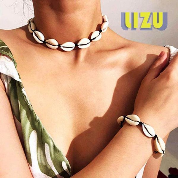 hawaiian casual knotted necklace female fashion handmade natural shell short clavicle necklace jewelry, Golden;silver
hawaiian casual knotted necklace female fashion handmade natural shell short clavicle necklace jewelry, Golden;silver