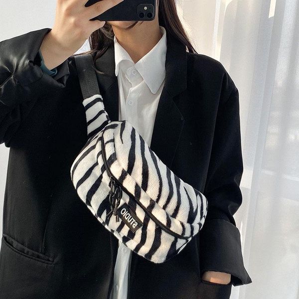 waist bags plush bag for women belt fashion zebra pattern crossbody chest phone pack trend girl shoulder fanny
waist bags plush bag for women belt fashion zebra pattern crossbody chest phone pack trend girl shoulder fanny