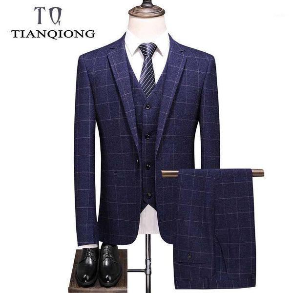 brand man suits wedding fashion plaid suits for men costume homme luxe slim fit blue 3 pieces men's formal dropshipping1, White;black
brand man suits wedding fashion plaid suits for men costume homme luxe slim fit blue 3 pieces men's formal dropshipping1, White;black